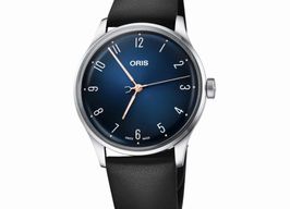 Oris Artelier 01 733 7762 4085-Set (2022) - Blue dial 38 mm Steel case