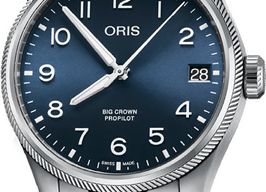 Oris Big Crown ProPilot Date 01 751 7761 4065-07 8 20 08P (2022) - Blue dial 41 mm Steel case