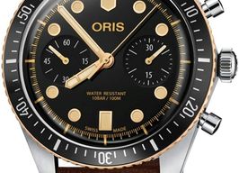 Oris Divers Sixty Five 01 771 7744 4354-07 5 21 45 (2022) - Zwart wijzerplaat 43mm Staal