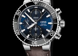 Oris Aquis Chronograph 01 774 7743 4155-07 5 24 10EB (2022) - Blue dial 46 mm Steel case