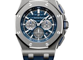 Audemars Piguet Royal Oak Offshore 26480TI.OO.A027CA.01 (2025) - Blue dial 42 mm Titanium case