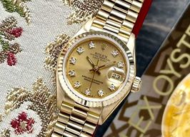 Rolex Lady-Datejust 69178 (1988) - Gold dial 26 mm Yellow Gold case