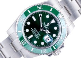 Rolex Submariner Date 116610LV (2018) - Green dial 40 mm Steel case