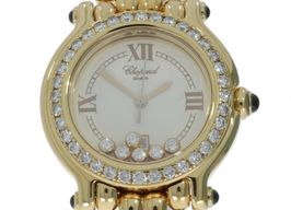 Chopard Happy Sport 27/6144-23 (Unknown (random serial)) - White dial 32 mm Yellow Gold case