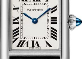 Cartier Tank WSTA0042 (2025) - Wit wijzerplaat 30mm Staal