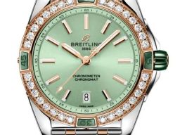 Breitling Chronomat 38 U17356531L1U1 (2026) - Pink dial 38 mm Gold/Steel case