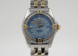 Breitling Callistino B72345 (2002) - Blue dial 29 mm Gold/Steel case
