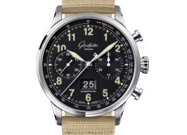 Glashütte Original Senator Navigator Chronograph 1-37-24-20-12-64 (2026) - Black dial 41 mm Steel case