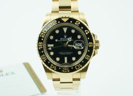 Rolex GMT-Master II 116718LN (2017) - Black dial 40 mm Yellow Gold case