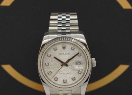 Rolex Datejust 36 116234 (2010) - White dial 36 mm Steel case