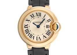 Cartier Ballon Bleu 28mm 3006 (1995) - Zilver wijzerplaat 29mm Geelgoud