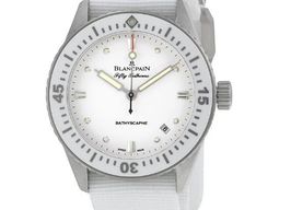 Blancpain Fifty Fathoms Bathyscaphe 5100-1127-NAWA (2025) - White dial 39 mm Steel case