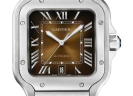 Cartier Santos WSSA0064 (2026) - Brown dial 40 mm Steel case