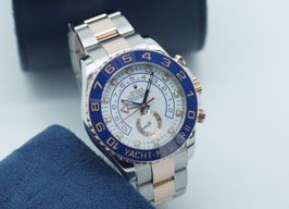 Rolex Yacht-Master II 116681 (2013) - White dial 44 mm Gold/Steel case