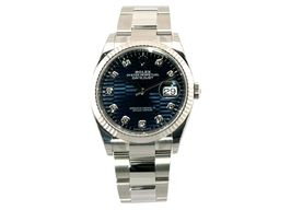 Rolex Datejust 36 126234 (2024) - Blauw wijzerplaat 36mm Staal