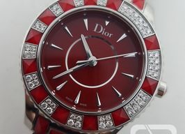 Dior Christal CD143114M001 (2024) - Rood wijzerplaat 33mm Staal