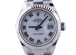 Rolex Lady-Datejust 279174 (2019) - Wit wijzerplaat 28mm Staal