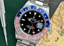 Rolex GMT-Master 16700 (1997) - Zwart wijzerplaat 40mm Staal