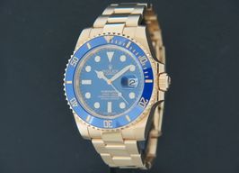 Rolex Submariner Date 116618LB (2020) - Blue dial 40 mm Yellow Gold case