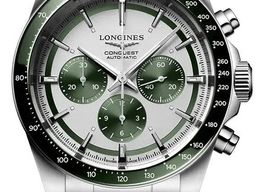 Longines Conquest L3.835.4.02.6 (2026) - Zilver wijzerplaat 42mm Staal