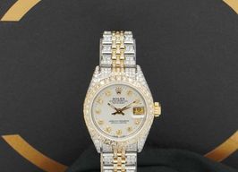 Rolex Lady-Datejust 69173 (1989) - Pearl dial 26 mm Gold/Steel case