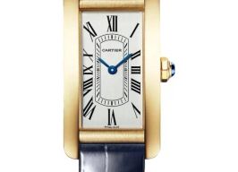 Cartier Tank Américaine WGTA0299 (2026) - Zilver wijzerplaat 35mm Geelgoud