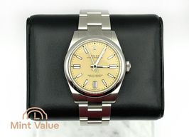 Rolex Oyster Perpetual 41 134300 (2025) - Beige dial 41 mm Steel case