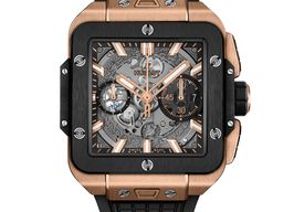 Hublot Square Bang 821.OM.0180.RX (2024) - Transparent dial 42 mm Rose Gold case