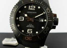 Longines HydroConquest L3.784.4.56.9 (2024) - Zwart wijzerplaat 43mm Keramiek