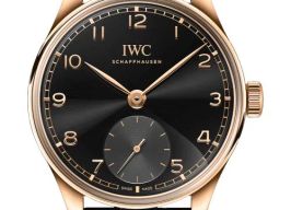 IWC Portuguese Automatic IW358401 (2026) - Black dial 40 mm Rose Gold case