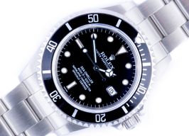 Rolex Sea-Dweller 4000 16600 (1999) - Zwart wijzerplaat 40mm Staal