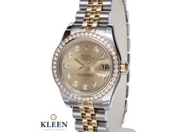 Rolex Lady-Datejust 279383RBR (2022) - White dial 28 mm Gold/Steel case