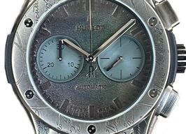 Hublot Classic Fusion Chronograph 521.NX.05IB.VR.BER19 (2018) - Grijs wijzerplaat 45mm Titanium