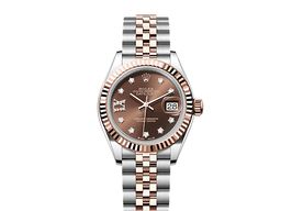 Rolex Lady-Datejust 279171 (2025) - Bruin wijzerplaat 28mm Staal