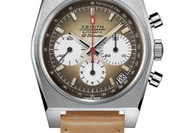Zenith El Primero Chronomaster 03.A384.400/385.C855 (2022) - Brown dial 37 mm Steel case