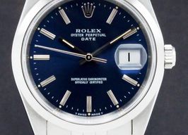 Rolex Oyster Perpetual Date 15200 (1995) - Blauw wijzerplaat 34mm Staal