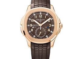 Patek Philippe Aquanaut 5164R-001 (Unknown (random serial)) - Brown dial 41 mm Rose Gold case