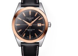 Tissot Gentleman T927.407.46.051.00 (2026) - Zwart wijzerplaat 40mm Goud/Staal