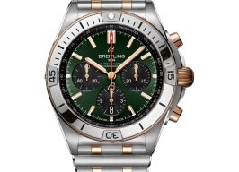 Breitling Chronomat 42 UB0134131L1U1 (2024) - Groen wijzerplaat 43mm Goud/Staal