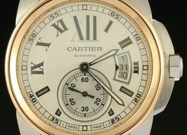 Cartier Calibre de Cartier W7100039 (2018) - Zilver wijzerplaat 42mm Goud/Staal