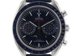 Omega Speedmaster Moonphase 304.33.44.52.03.001 (2017) - Blue dial 44 mm Steel case