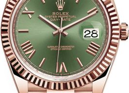 Rolex Day-Date 40 228235 (2025) - Green dial 40 mm Rose Gold case