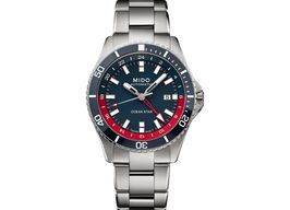 Mido Ocean Star GMT M026.629.11.041.00 (2024) - Blauw wijzerplaat Onbekend Staal