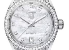 TAG Heuer Carrera Lady WBN2414.BA0621 (2024) - White dial 29 mm Steel case