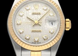 Rolex Lady-Datejust 69173G (1996) - Silver dial 26 mm Gold/Steel case