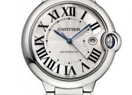 Cartier Ballon Bleu 42mm 3765 (Onbekend (willekeurig serienummer)) - Zilver wijzerplaat 42mm Staal