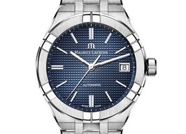 Maurice Lacroix Aikon AI6007-SS00F-430-C (2023) - Blauw wijzerplaat 39mm Staal