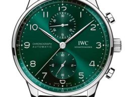 IWC Portuguese Chronograph IW371615 (2026) - Green dial 41 mm Steel case