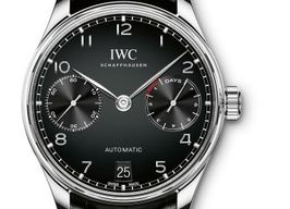 IWC Portuguese Automatic IW500703 (2023) - Black dial 42 mm Steel case