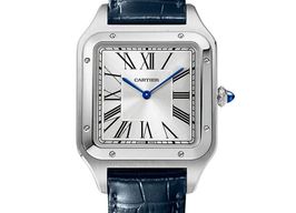 Cartier Santos Dumont WSSA0032 (2025) - Zilver wijzerplaat 47mm Staal